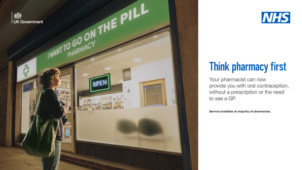 i want to go on the pill - nhs pharmacy first